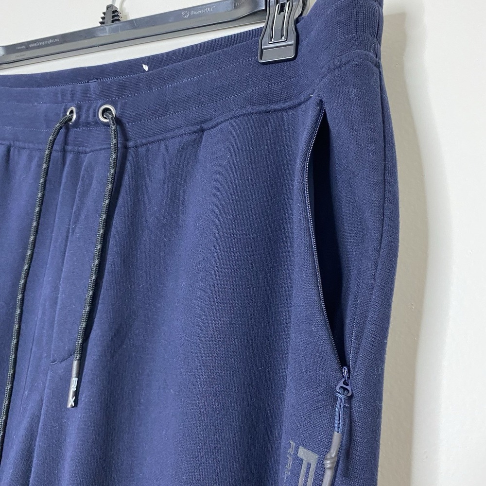 RLX Ralph Lauren Unit 02 Jogger Pants XXL Navy Blue Performance Knit Zip Pocket - Picture 7 of 16